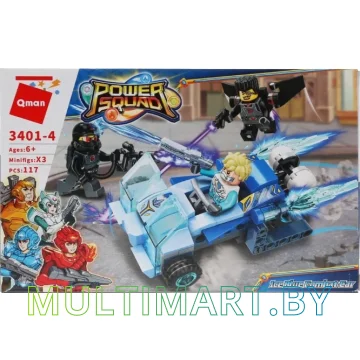 Конструктор Qman Powersquad 3401-4 Ледяная боевая машина